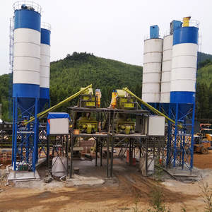 من السهل إعداد 90CBM محطة خلط الخرسانة 90m 3/h خط إنتاج آلة صنع بلوك الخرسانة - Product Image 5