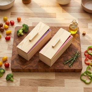 Nuevo Molde de Silicona Cuadrado Multifuncional y Ecológico para Jabón con Caja de Madera, Capacidad de 1200 ml, Uso Manual, Lavado a Mano - Product Image 1