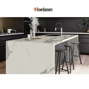 Horizon Meilleure qualité Offre Spéciale vente en gros oem/odm feuilles de pierre de quartz artificiel cuisine 1cm dalle de pierre de quartz blanc