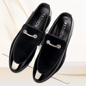 Zapatos de <span class=keywords><strong>charol</strong></span> de gamuza grande tendencia Slip-on <span class=keywords><strong>zapato</strong></span> de boda zapatos de <span class=keywords><strong>hombre</strong></span> - Product Image 3