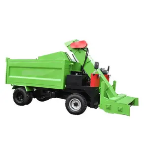 Different volume poultry farm cow manure cleaning truck sheep pig manure collector price