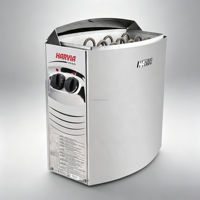 Chauffe-sauna Harvia Vega 8 kW en acier inoxydable 304 antirouille, poêle électrique durable pour sauna humide et sec