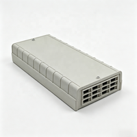 Boîtier de terminaison fibre optique LC 24 cœurs en PP pour montage mural FTTH, coffret de distribution et de raccordement