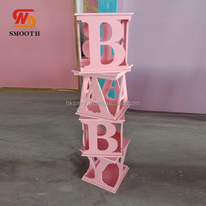 Suministros para Eventos de Boda SMOOTH, Decoración para Fiestas, Cajas Rosas para Baby Shower, Accesorios de Decoración para Fiestas - Product Image 2