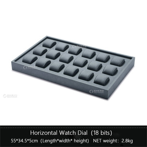 Customized High Quality Microfiber Watch Display Stand Watch Display Organizer - Product Image 2