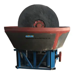 China Supplier Mineral Ore Grinder Grinding Milling Machine Gold Wet Pan Mill for Sale