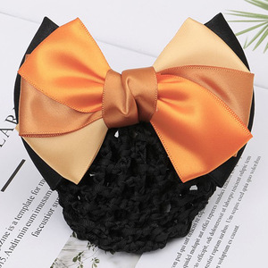 Pasador de Pelo con Lazo de Satén, Elegante Encaje Floral, Pinza de Pelo Oficial <span class=keywords><strong>para</strong></span> Mujer, Red <span class=keywords><strong>para</strong></span> Moño, Lazo de Tul, Redecilla <span class=keywords><strong>para</strong></span> el Cabello, Diadema, Redecilla <span class=keywords><strong>para</strong></span> el Cabello - Product Image 3