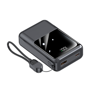 แบตเตอรี่สำรอง MCK Black OEM รองรับ 10000mAh กำลังไฟ 22W PD Output ตัวเครื่อง ABS พร้อมระบบป้องกันอัจฉริยะ สำหรับการเดินทางแคมป์ปิ้งกลางแจ้ง - Product Image 3
