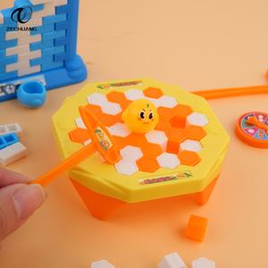<span class=keywords><strong>Jeu</strong></span> de table en plastique pour briser la glace, <span class=keywords><strong>jeu</strong></span> familial pour enfants et adultes, briser la glace pour sauver la famille de pingouins - Product Image 1
