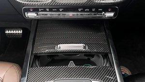Set di Copertura Cruscotto in Fibra di Carbonio di Alta Qualità per <span class=keywords><strong>Mercedes</strong></span> Benz Classe G W463 G500 2002-2016 Installazione di Lusso con Nastro Cornice in Legno - Product Image 4