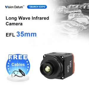 Alta qualidade 0.3MP 50fps CMOS Uncooled VOx Detector inspeção LWIR câmera térmica para medição de temperatura