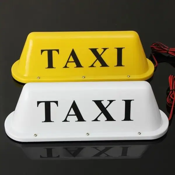 DC12V Led Light Taxi Cab Roof Top Illuminated Sign Car Magnetic Waterproof Lamp