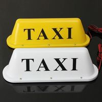 DC12V Led Light Taxi Cab Toit Top Enseigne Illuminée Voiture Magnétique Lampe Étanche
