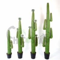 Cactus artificiel en plastique de grande taille pour l'extérieur, vente en gros d'usine, 156 cm, cactus artificiel en colonne, plantes artificielles, cactus artificiel