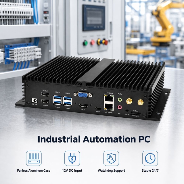 2026 RK3588 8K Android 12 Industrial Mini PC 6TOPS NPU WiFi 6 4G 5G Dual Ethernet Digital Signage Media Player Box