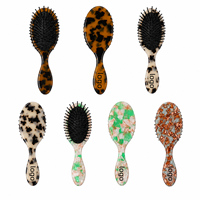 Nouvelle brosse démêlante en acétate de 16 cm avec logo personnalisé Newyeah, pour massage du cuir chevelu, cadeau personnalisé pour femmes