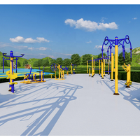 Gimnasio de acero inoxidable para discapacitados, equipo para deportes al aire libre, parque de ejercicios para niños
