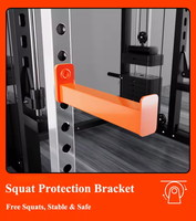 Máquina Smith de Alta Calidad para Gimnasio, Equipo de Fitness, Jaula de Potencia, Estructura de Poleas, Rack para Sentadillas en Casa, Entrenador Integral Multifuncional