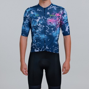 Logo personnalisé uniformes de <span class=keywords><strong>cyclisme</strong></span> à manches courtes chemise de <span class=keywords><strong>cyclisme</strong></span> vêtements de vélo d'été en gros - Product Image 2