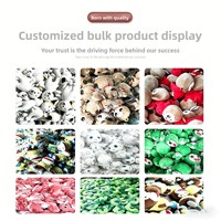 Poupées en peluche super douces personnalisées de 30 cm avec vos logos, rembourrage en coton PP, unisexe, pour fêtes, anti-stress