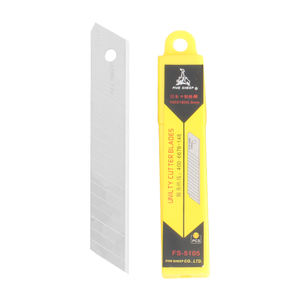 Lames de couteau utilitaire SK5 en acier à haute teneur en carbone 18 mm pour le bureau, le bricolage, l'artisanat, l'emballage – Lames de rechange rapides et tranchantes - Product Image 1