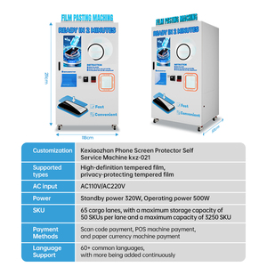 Distributore Automatico di Protezioni per Schermi Touch Screen Personalizzate per Telefoni Cellulari per la Vendita di Articoli al Dettaglio - Product Image 5