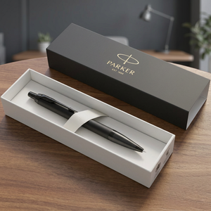 Penna a Sfera Parker IM Acromatic Modello 107801-1, Corpo in Acciaio Elegante con Inchiostro Blu, Ideale come Regalo - Product Image 2