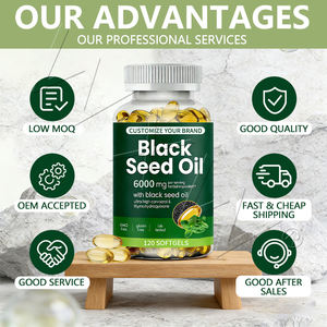 Gélules d'huile de nigelle à absorption rapide, formule personnalisée en gros, favorise la santé cardiovasculaire - Product Image 3