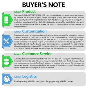 Jintion 16340 450mah 3.2v תאי סוללה 16340 lifepo4 סוללה נטענת 16340 lifepo4 תא סוללה נטענת עבור יעילות 85177 אור - Product Image 5