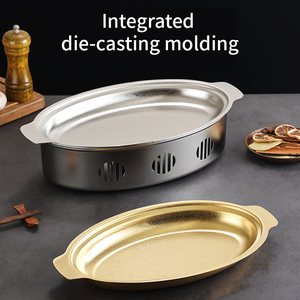 <span class=keywords><strong>Barbecue</strong></span> au <span class=keywords><strong>charbon</strong></span> de bois moderne en acier inoxydable avec dispositif de sécurité anti-flamme, design portable pour usage commercial en restaurant, isolation sans fumée - Product Image 3