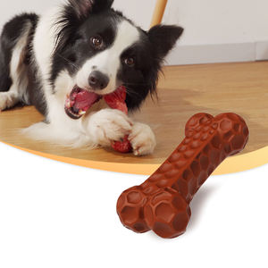 2025 sıcak satış köpek oyuncaklar çiğnemek için özel doğal kauçuk kemik Pet interaktif hareket oyuncaklar - Product Image 1
