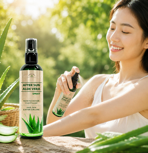 Spray de Aloe Vera 99% Puro Prensado en Frío con Vitamina C y E, Bruma Facial, Hidratante para <span class=keywords><strong>el</strong></span> Cabello, Alivio para Quemaduras Solares, Cuidado Post-Solar, Loción Corporal - Product Image 2