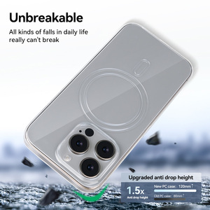 Custodia Trasparente per <span class=keywords><strong>iPhone</strong></span> 16 Pro con Design ad Anello Magnetico 3D, Custodia Trasparente in PC per <span class=keywords><strong>iPhone</strong></span> 16 Pro Max - Product Image 5