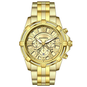 Reloj <span class=keywords><strong>de</strong></span> Hombre Cronógrafo <span class=keywords><strong>de</strong></span> Cuarzo <span class=keywords><strong>de</strong></span> Dos Tonos <span class=keywords><strong>de</strong></span> Diseñador <span class=keywords><strong>de</strong></span> Marca Famosa Personalizado con Diamantes, Caja y Correa Completas <span class=keywords><strong>de</strong></span> Acero Inoxidable 316L 53002M - Product Image 3