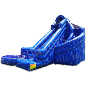 Grands glissières d'eau gonflables commerciales de tire-bouchon tordent les glissières gonflables croisées avec la piscine d'eau pour le parc d'attractions - Product Image 3
