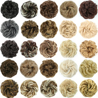 Perruque chignon bouclé style européen et américain, résistante à la chaleur, avec dentelle frontale, effet volumineux