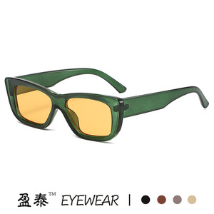Eyewear <b>Small</b> <b>Frame</b> <b>Sunglasses</b> UV400 Plastic Metal Unisex Street Style - Product Image 5