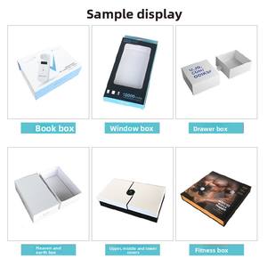 Caja de Cartón Blanca Personalizada, Caja Plegable Tipo Avión, Caja Cielo y Tierra, Bolsa de Papel para Decoración, Biodegradable y Ecológica - Product Image 4