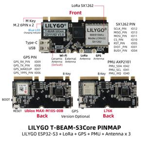 GGDX Meilleure Vente LILYGO Meshtastic T-Beam ESP32-S3 Module SX1262 Équipé GPS 433/868/915/920MHz Guangdong Chine - Product Image 5