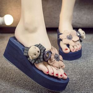 Fashino Flip Flop with High <strong>Hill</strong> - Product Image 2