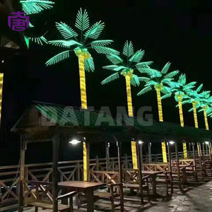Lámpara LED Estilo Isla con Forma de Palmera, Decorativa, con Hojas de Palma, para Navidad, Halloween, IP65 Impermeable, para Hoteles, Plazas, Centros Comerciales, Playas, Bodas - Product Image 3