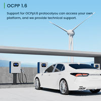 Chargeur rapide pour véhicules électriques DC 40 kW, étanche IP54, montage mural et au sol, station de recharge commerciale