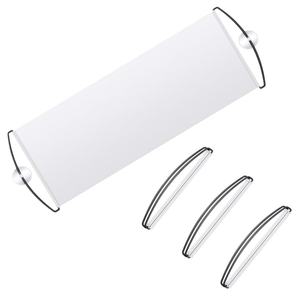 Mới quảng cáo hai mặt quảng cáo thương mại biểu tượng tùy chỉnh fan hâm mộ thể thao cổ vũ cuộn lên có thể thu vào biểu ngữ cuộn tay - Product Image 5