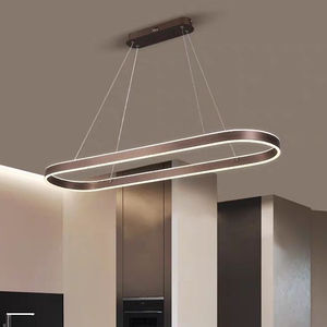 Haute qualité couleur or restaurant bar pendentif lumière atmosphère confortable bureau aluminium doré LED <span class=keywords><strong>lustre</strong></span> - Product Image 1