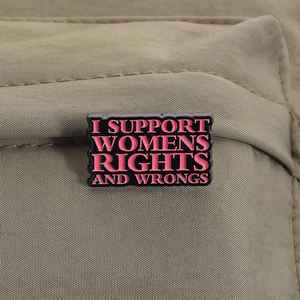 No lo siento por tu frágil masculinidad esmalte Pin cita feminista insignia joyería regalo para amigos al por mayor - Product Image 3