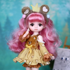 Poupées <span class=keywords><strong>de</strong></span> bébé en plastique bon marché Dream Fairy Bjd 1/6 30 cm, jouets pour filles, corps entier, vente en gros, poupées en tissu - Product Image 5