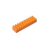 0,1 kg/129 pièces 3743 1*4 crémaillère à engrenages, petites particules, blocs de construction, voiture haute technologie, train, briques DIY, accessoires techniques DIY