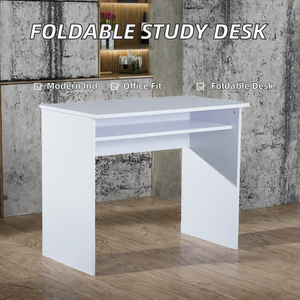 Escritorio de Estudio Modular de Madera para Computadora, Escritorio de Oficina Independiente con Almacenamiento - Product Image 2