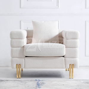 Divano moderno in tessuto di peluche <span class=keywords><strong>Beige</strong></span> dal Design minimalista italiano - Product Image 5