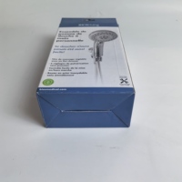 Boîtes d'avion en carton ondulé écologiques et recyclables portables avec poignée, imprimées en quatre couleurs, pliables pour l'artisanat, le pliage et le commerce électronique